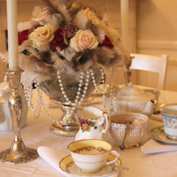 A tea party with a vintage theme
